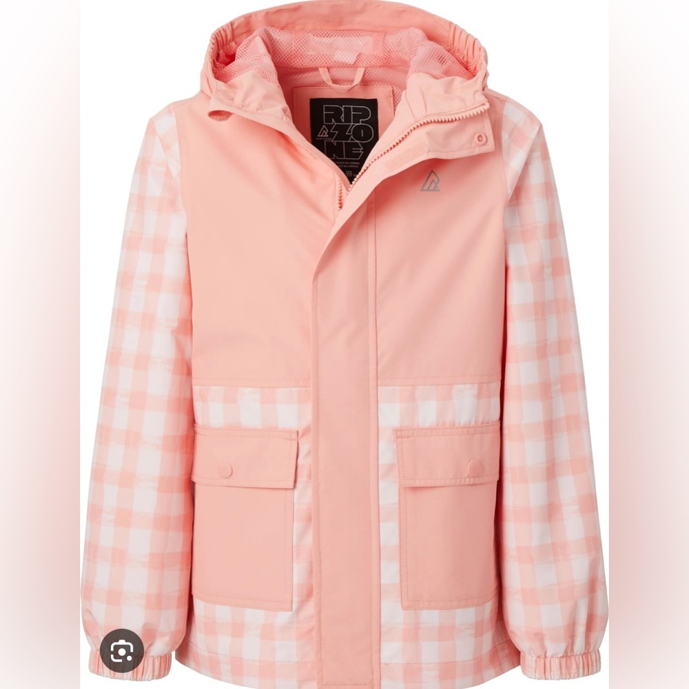 Girls burnabu rain jacket- NEW